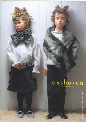 ハッカパリの子供服ブランド「asshu･ca」2002年秋冬　撮影/斉藤 亢